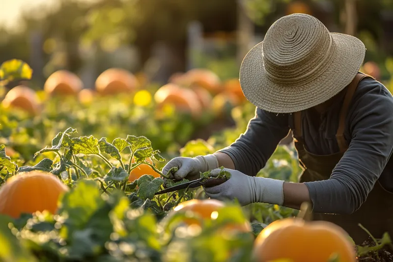 cómo podar las calabazas para fomentar un crecimiento saludable