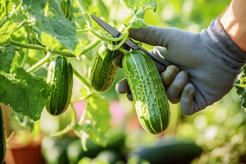 como podar los pepinos