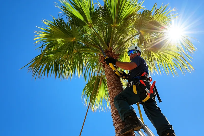 como podar una palmera